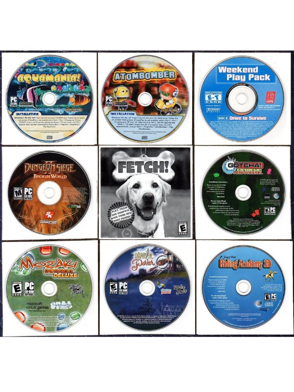 Games Lot #18 for Windows 95/98/ME/XP/Vista 2006